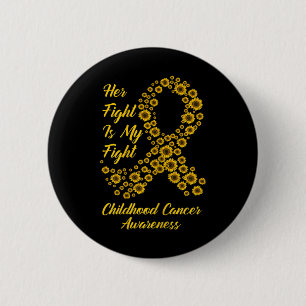 Chapa Redonda De 5 Cm Tu lucha es mi lucha contra el cáncer infantil