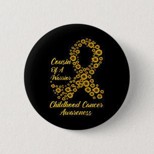 Chapa Redonda De 5 Cm Tu mes de concientización sobre el cáncer infantil