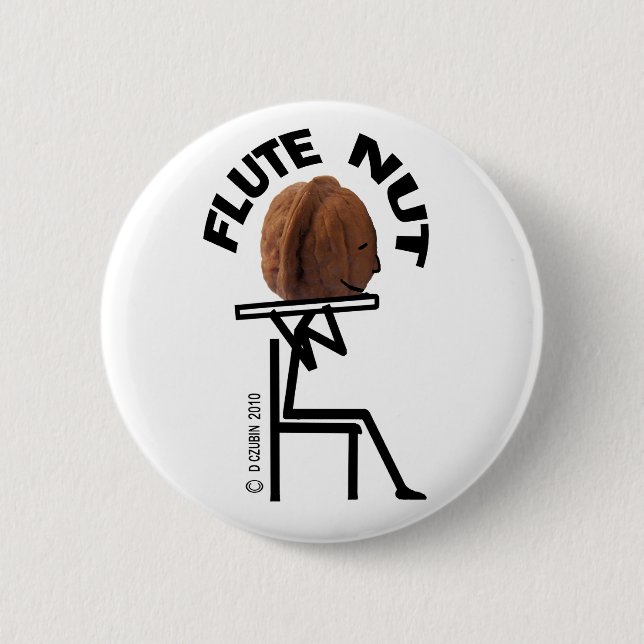 Chapa Redonda De 5 Cm Tuerca de flauta (Anverso)