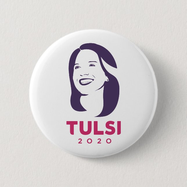 Chapa Redonda De 5 Cm Tulsi 2020 para América (Anverso)