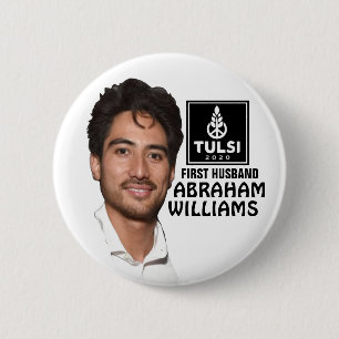 Chapa Redonda De 5 Cm Tulsi Gabbard Abraham 2020 Williams para primer