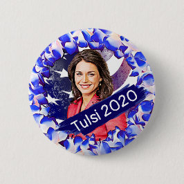 Chapa Redonda De 5 Cm Tulsi Gabbard para las elecciones presidenciales d