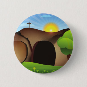 Chapa Redonda De 5 Cm tumba cristiana