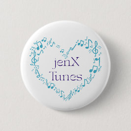 Chapa Redonda De 5 Cm Tunes de jenX