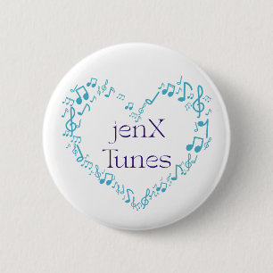Chapa Redonda De 5 Cm Tunes de jenX