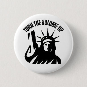 Chapa Redonda De 5 Cm Turn The Volume Up New York Zohran Mamdani