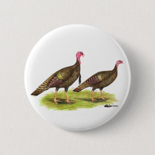 Chapa Redonda De 5 Cm Turquía:  Bronce salvaje