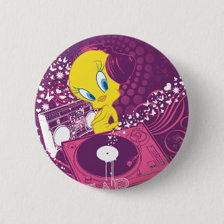 Chapa Redonda De 5 Cm TWEETT™ "Hear The Beat"