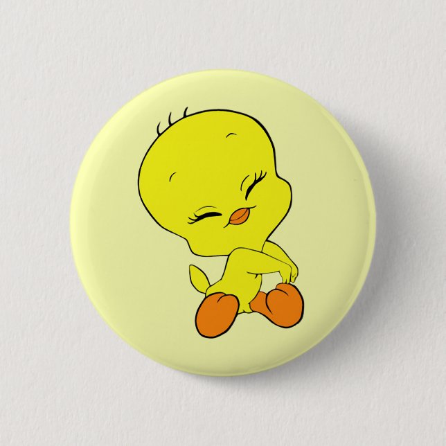 Chapa Redonda De 5 Cm Tweety (Anverso)