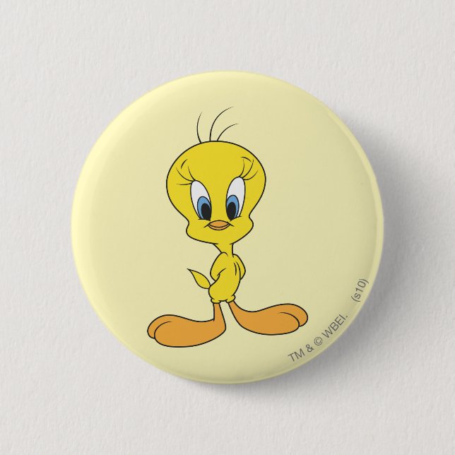 Chapa Redonda De 5 Cm TWEETY™ Orgulloso (Anverso)