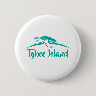 Chapa Redonda De 5 Cm Tybee Green Turtle