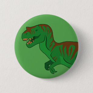 Chapa Redonda De 5 Cm Tyrannosauro