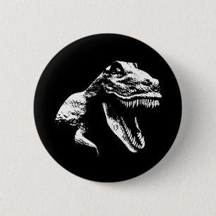 Chapa Redonda De 5 Cm Tyrannosaurus Rex
