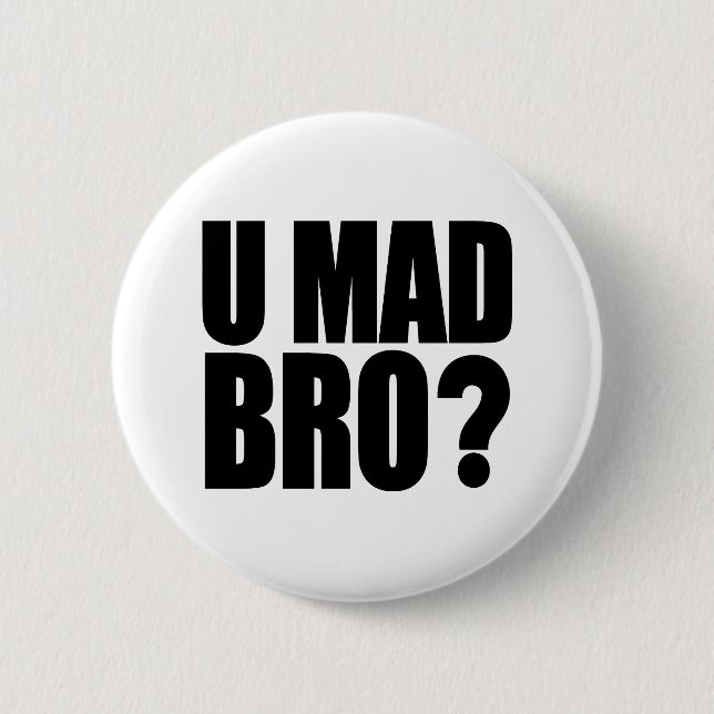 Chapa Redonda De 5 Cm U Bro enojado (Anverso)