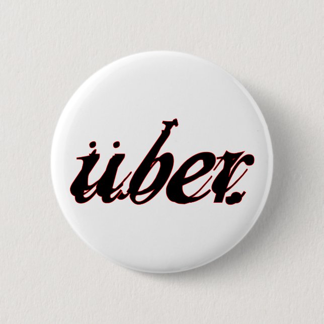 Chapa Redonda De 5 Cm UberButton (Anverso)