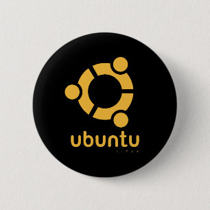 Chapa Redonda De 5 Cm Ubuntu Linux Open Source