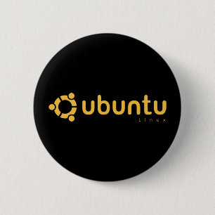Chapa Redonda De 5 Cm Ubuntu Linux Open Source