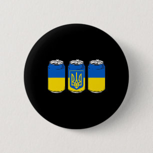 Chapa Redonda De 5 Cm Ucrania Bandera de Ucrania Pivo Ussr Lata de cerve