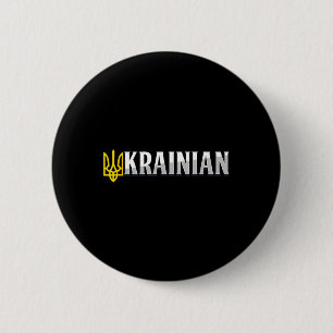 Chapa Redonda De 5 Cm Ucrania Paz Patria Bandera Ucraniano Ucraniano Co