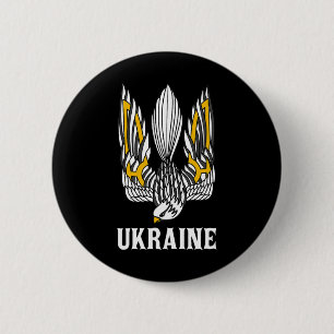 Chapa Redonda De 5 Cm Ucrania Ucraniano Kiev Trysub Europa del Este 3 