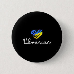 Chapa Redonda De 5 Cm Ucraniano Apoya Bandera De Ucrania Amor Ucraniano 
