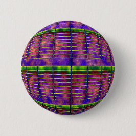 Chapa Redonda De 5 Cm UFO psicodélico