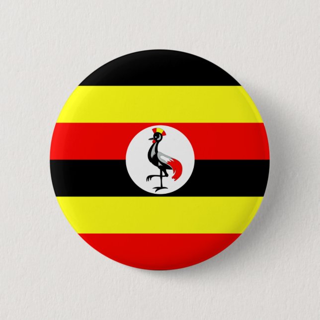 Chapa Redonda De 5 Cm Uganda (Anverso)