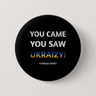 Chapa Redonda De 5 Cm Ukraizy Ucrania Impugnar a Trump #impeachment Pres