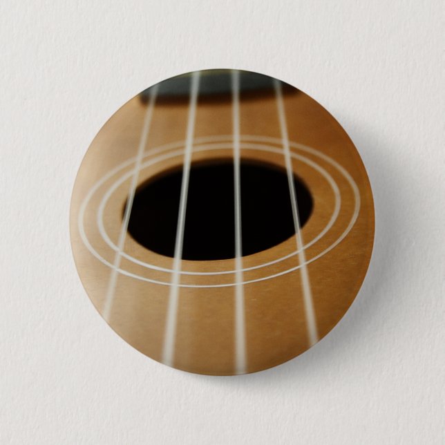 Chapa Redonda De 5 Cm Ukulele (Anverso)