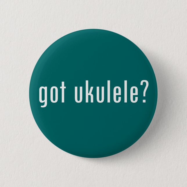 Chapa Redonda De 5 Cm ¿ukulele conseguido? (Anverso)