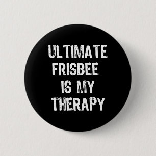 Chapa Redonda De 5 Cm Ultimate Frisbee Es Mi Terapia Regalo Divertido Na