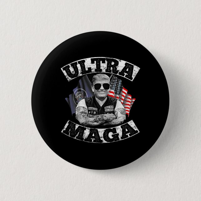 Chapa Redonda De 5 Cm Ultra MAGA 76 (Anverso)