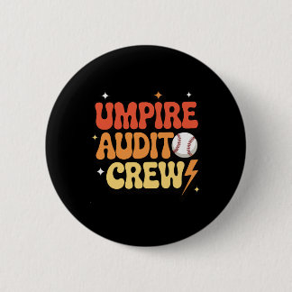 Chapa Redonda De 5 Cm Umpire Audit Crew _1