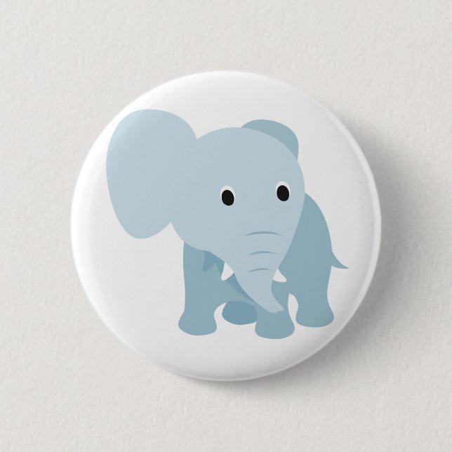 Chapa Redonda De 5 Cm Un elefante pequeño (Anverso)