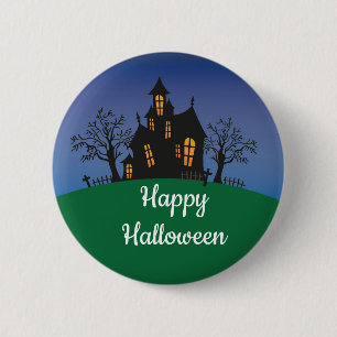 Chapa Redonda De 5 Cm Un feliz Halloween
