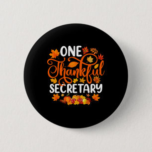 Chapa Redonda De 5 Cm Un Gracioso Secretario Gracioso Caída del Otoño Th