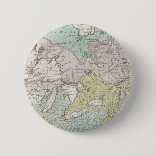 Chapa Redonda De 5 Cm Un mapa exacto de Canadá, 1761