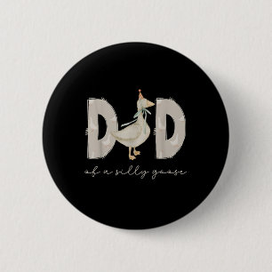 Chapa Redonda De 5 Cm Un Pato Tonto Papá 1er Primer Cumpleaños Familia 2