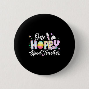 Chapa Redonda De 5 Cm Un profesor de educación especial muy contento - C