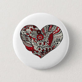 Chapa Redonda De 5 Cm Un toque de rojo