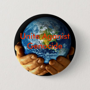Chapa Redonda De 5 Cm Una contra genocidio