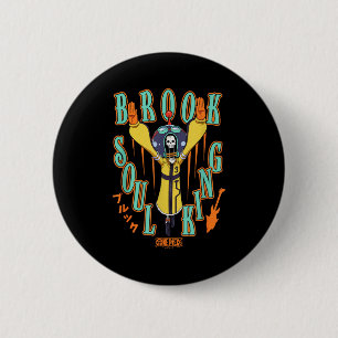 Chapa Redonda De 5 Cm Una Ece Anime Alma Voladora Rey Brook Isla Egghead