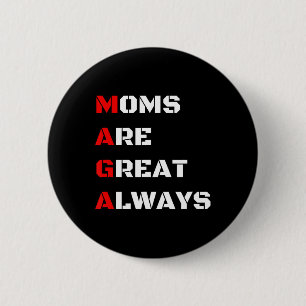 Chapa Redonda De 5 Cm Una Mamá Divertida Día de la Madre Merch Mama Para