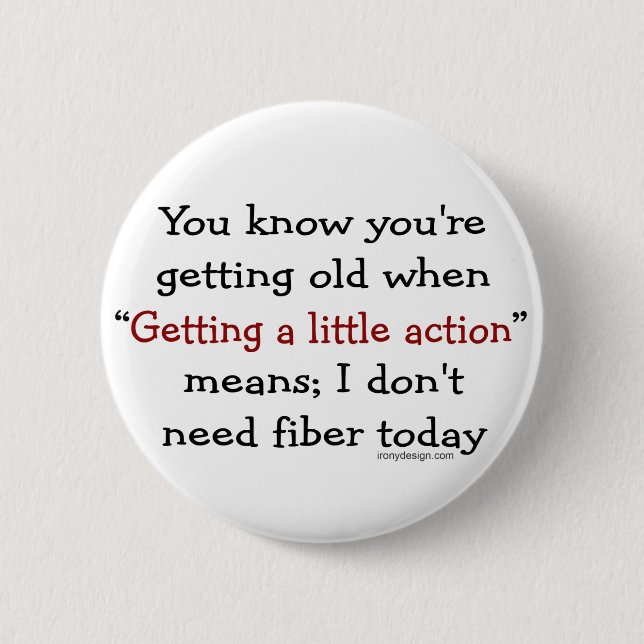 Chapa Redonda De 5 Cm Una pequeña acción para los mayores (Anverso)