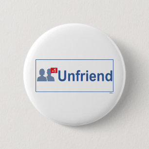 Chapa Redonda De 5 Cm UNFRIEND Facebook