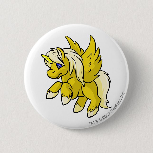 Chapa Redonda De 5 Cm Uni amarillo (Anverso)