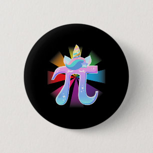 Chapa Redonda De 5 Cm Unicorn Pi Day Math Nerd T Shirft Regalos Para Hom