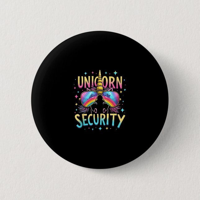 Chapa Redonda De 5 Cm Unicorn Security Tank Top_6 (Anverso)