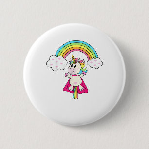 Chapa Redonda De 5 Cm Unicornio Con Calcetines Hombres Mujeres Niños Chi