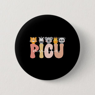 Chapa Redonda De 5 Cm Unidad Cute Picu de Atención Intensiva Pediátrica